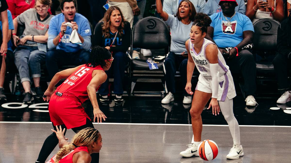 Veronica Burton Golden State Valkyries, 2026 WNBA Finals.